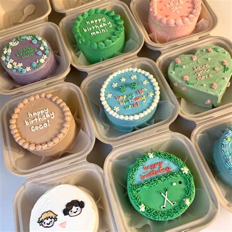 mini lunch box cake